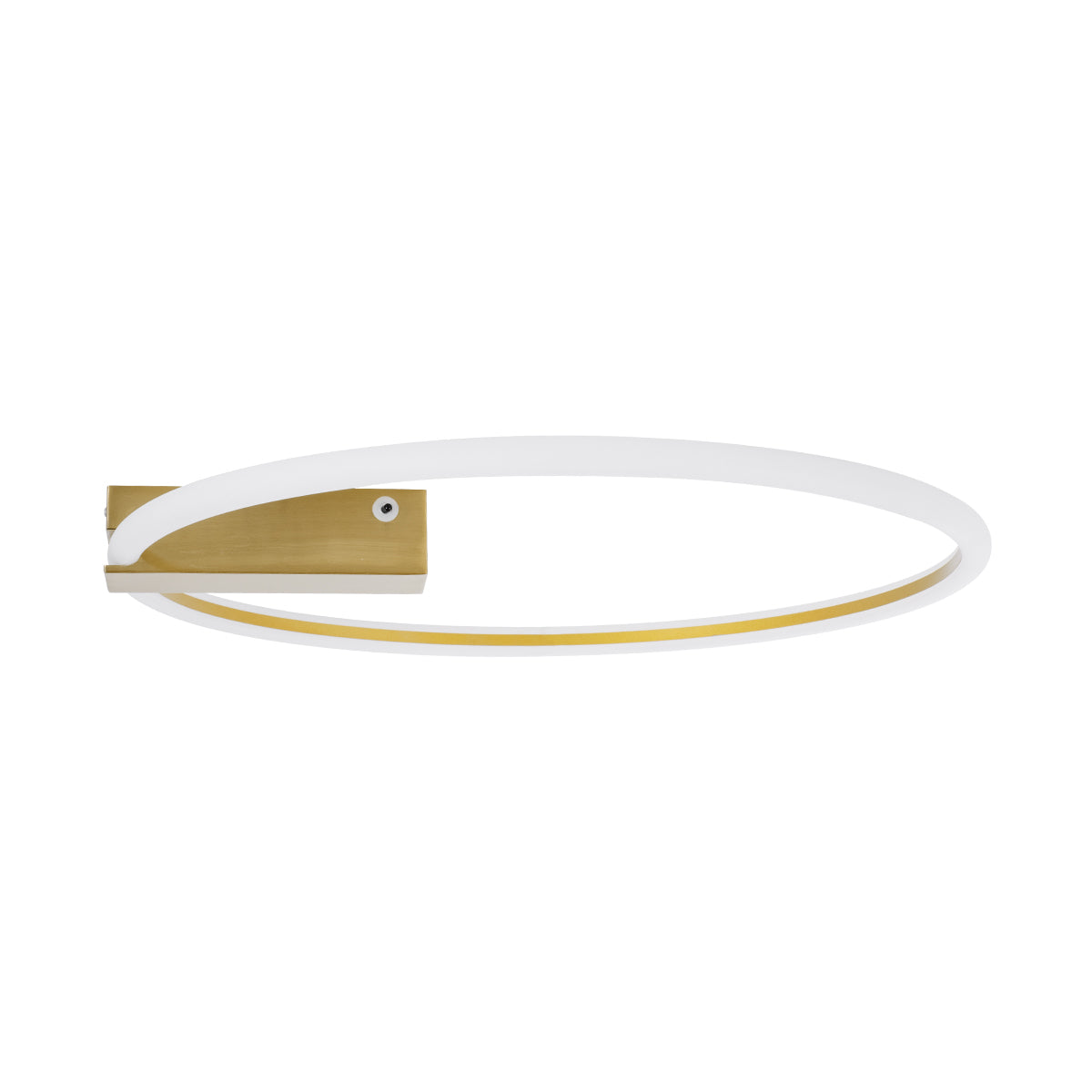 GloboStar® CINDERELLA 60982 Φωτιστικό Οροφής Δαχτυλίδι-Κύκλος LED CCT 30W 3360lm 360° AC 220-240V - Εναλλαγή Φωτισμού μέσω Τηλεχειριστηρίου All In One Ψυχρό 6000k+Φυσικό 4500k+Θερμό 2700k Dimmable Φ50cm - Χρυσό Βούρτσας - 3 Years Warranty - ledmania.gr