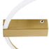 GloboStar® CINDERELLA 60982 Φωτιστικό Οροφής Δαχτυλίδι-Κύκλος LED CCT 30W 3360lm 360° AC 220-240V - Εναλλαγή Φωτισμού μέσω Τηλεχειριστηρίου All In One Ψυχρό 6000k+Φυσικό 4500k+Θερμό 2700k Dimmable Φ50cm - Χρυσό Βούρτσας - 3 Years Warranty - ledmania.gr