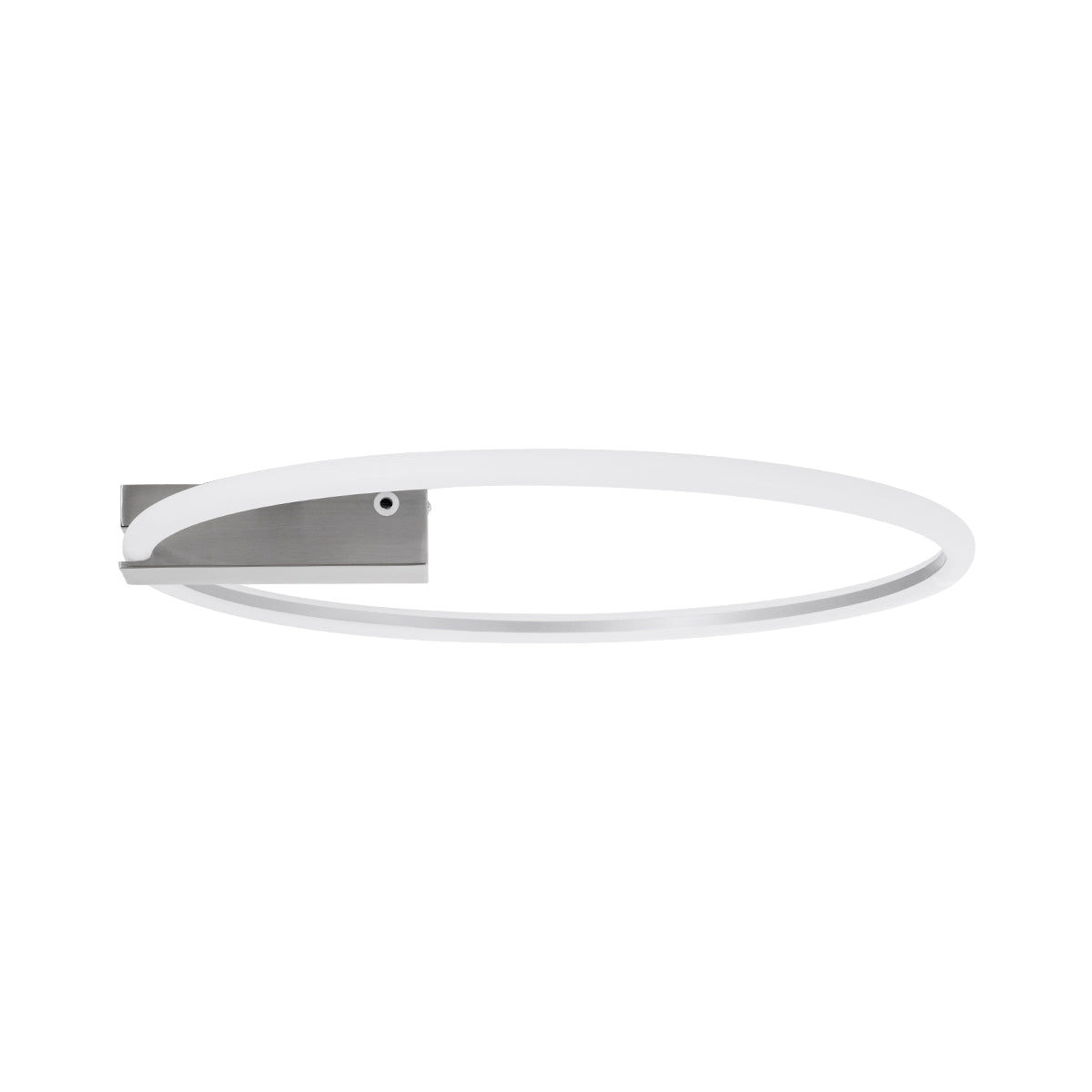 GloboStar® CINDERELLA 60983 Φωτιστικό Οροφής Δαχτυλίδι-Κύκλος LED CCT 30W 3360lm 360° AC 220-240V - Εναλλαγή Φωτισμού μέσω Τηλεχειριστηρίου All In One Ψυχρό 6000k+Φυσικό 4500k+Θερμό 2700k Dimmable Φ50cm - Χρώμιο Νικελ - 3 Years Warranty - ledmania.gr