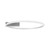 GloboStar® CINDERELLA 60983 Φωτιστικό Οροφής Δαχτυλίδι-Κύκλος LED CCT 30W 3360lm 360° AC 220-240V - Εναλλαγή Φωτισμού μέσω Τηλεχειριστηρίου All In One Ψυχρό 6000k+Φυσικό 4500k+Θερμό 2700k Dimmable Φ50cm - Χρώμιο Νικελ - 3 Years Warranty - ledmania.gr