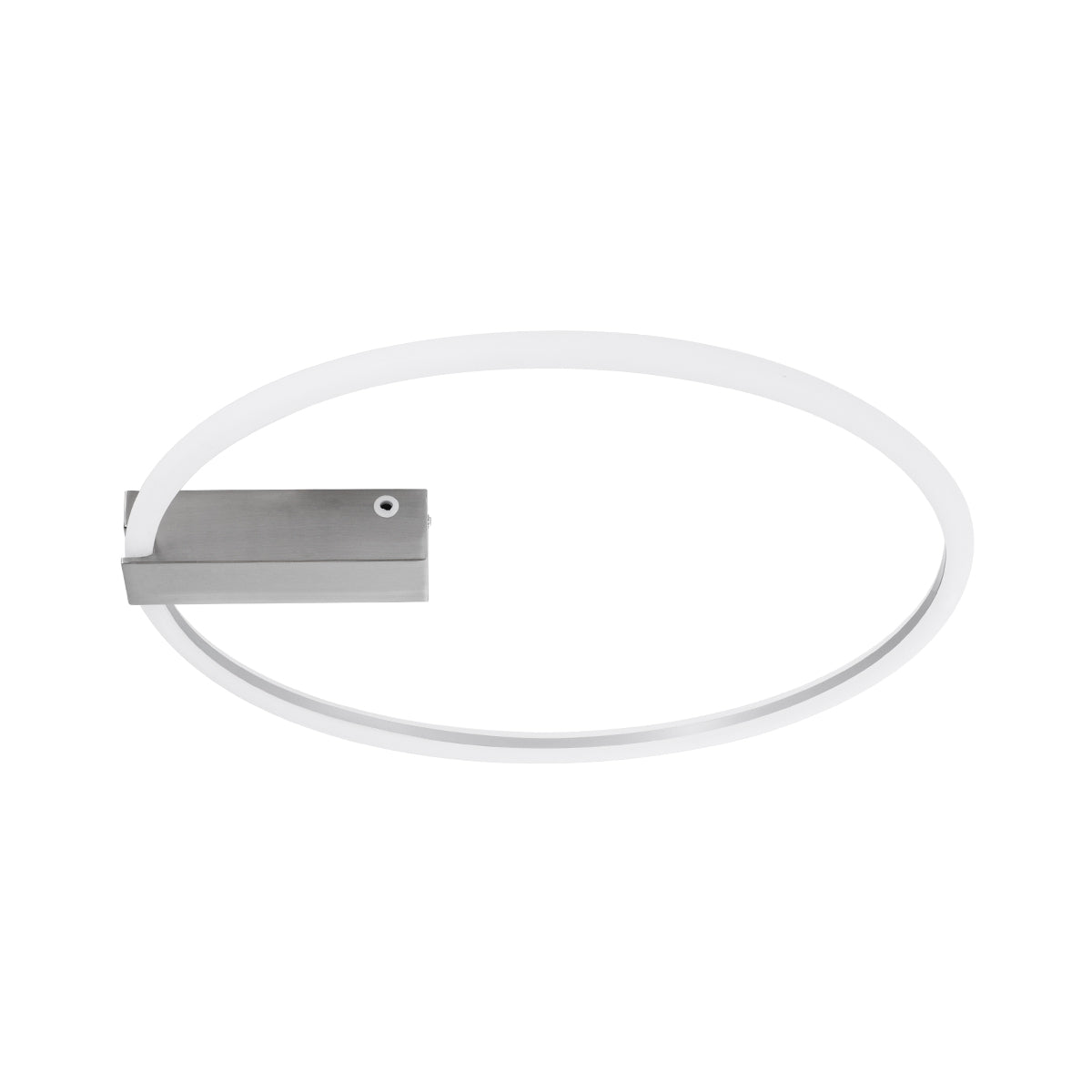GloboStar® CINDERELLA 60983 Φωτιστικό Οροφής Δαχτυλίδι-Κύκλος LED CCT 30W 3360lm 360° AC 220-240V - Εναλλαγή Φωτισμού μέσω Τηλεχειριστηρίου All In One Ψυχρό 6000k+Φυσικό 4500k+Θερμό 2700k Dimmable Φ50cm - Χρώμιο Νικελ - 3 Years Warranty - ledmania.gr
