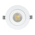 GloboStar® LEXIS JOINT 60990 Χωνευτό LED Κινούμενο Spot Downlight 7W 680lm 45° AC 220-240V IP44 Φ12cm x Υ3.1cm - Στρόγγυλο - Λευκό - Φυσικό Λευκό 4500K - Bridgelux Chip - TÜV Certified Driver - 5 Years Warranty - ledmania.gr