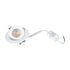 GloboStar® LEXIS JOINT 60991 Χωνευτό LED Κινούμενο Spot Downlight 7W 660lm 45° AC 220-240V IP44 Φ12cm x Υ3.1cm - Στρόγγυλο - Λευκό - Θερμό Λευκό 2700K - Bridgelux Chip - TÜV Certified Driver - 5 Years Warranty