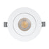 GloboStar® LEXIS JOINT 60991 Χωνευτό LED Κινούμενο Spot Downlight 7W 660lm 45° AC 220-240V IP44 Φ12cm x Υ3.1cm - Στρόγγυλο - Λευκό - Θερμό Λευκό 2700K - Bridgelux Chip - TÜV Certified Driver - 5 Years Warranty - ledmania.gr