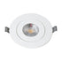 GloboStar® LEXIS JOINT 60991 Χωνευτό LED Κινούμενο Spot Downlight 7W 660lm 45° AC 220-240V IP44 Φ12cm x Υ3.1cm - Στρόγγυλο - Λευκό - Θερμό Λευκό 2700K - Bridgelux Chip - TÜV Certified Driver - 5 Years Warranty - ledmania.gr