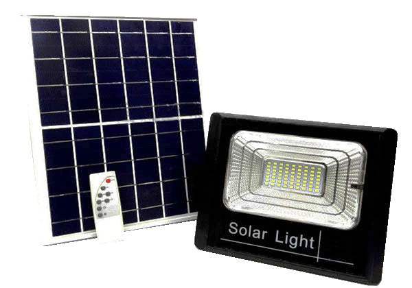 Ηλιακός Προβολέας Led 60w IP66 - Με Χειριστήριο - ledmania.gr
