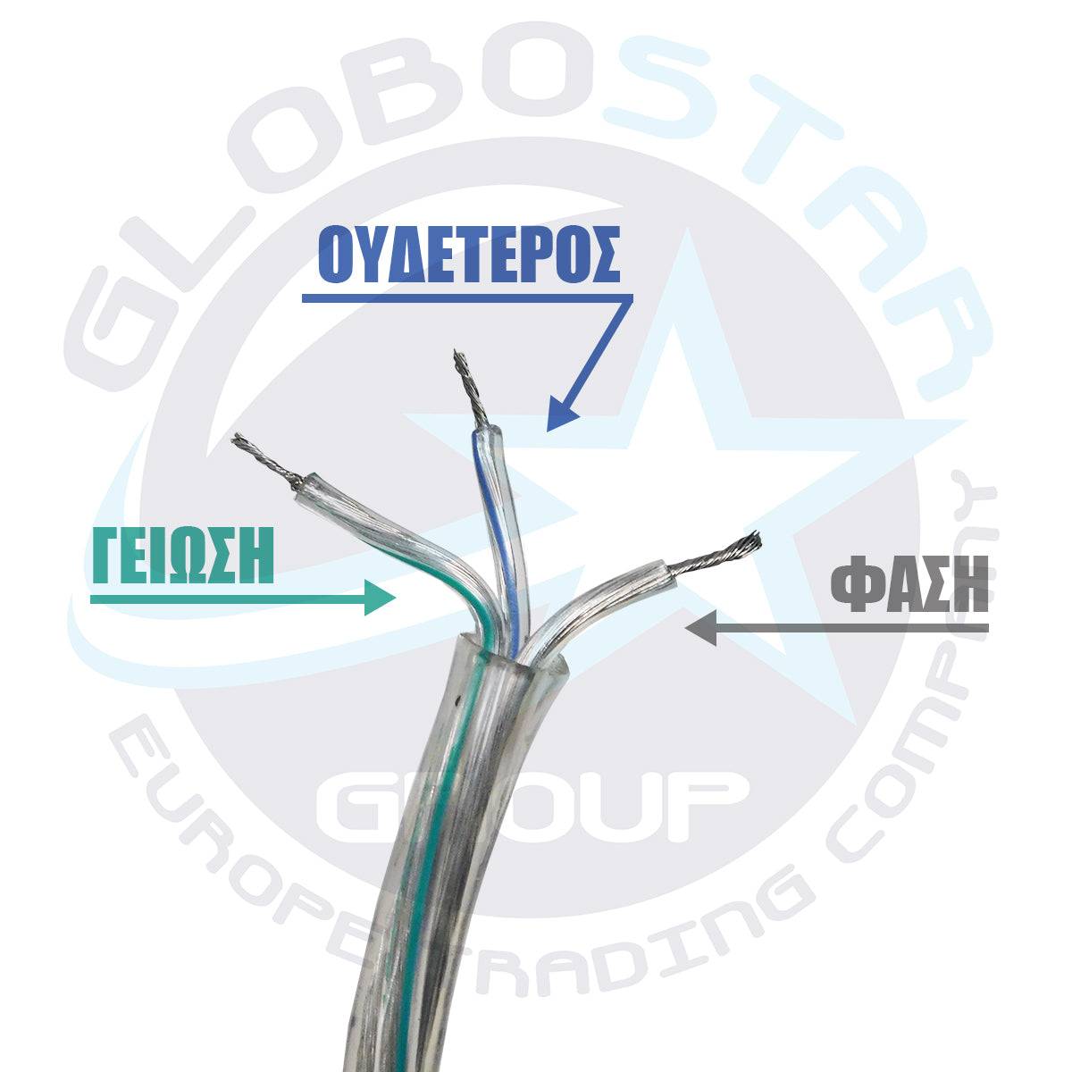 GloboStar® CASPER 61018 Κρεμαστή Πλαφονιέρα Οροφής LED CCT 76W 8372lm 120° AC 220-240V - Εναλλαγή Φωτισμού μέσω Τηλεχειριστηρίου All In One Ψυχρό Λευκό 6000k+Φυσικό Λευκό 4500k+Θερμό Λευκό 2700k Dimmable Φ45cm - Λευκό - 3 Years Warranty - ledmania.gr