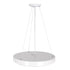 GloboStar® CASPER 61018 Κρεμαστή Πλαφονιέρα Οροφής LED CCT 76W 8372lm 120° AC 220-240V - Εναλλαγή Φωτισμού μέσω Τηλεχειριστηρίου All In One Ψυχρό Λευκό 6000k+Φυσικό Λευκό 4500k+Θερμό Λευκό 2700k Dimmable Φ45cm - Λευκό - 3 Years Warranty - ledmania.gr