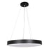 GloboStar® CASPER 61019 Κρεμαστή Πλαφονιέρα Οροφής LED CCT 76W 8372lm 120° AC 220-240V - Εναλλαγή Φωτισμού μέσω Τηλεχειριστηρίου All In One Ψυχρό Λευκό 6000k+Φυσικό Λευκό 4500k+Θερμό Λευκό 2700k Dimmable Φ45cm - Μαύρο - 3 Years Warranty - ledmania.gr