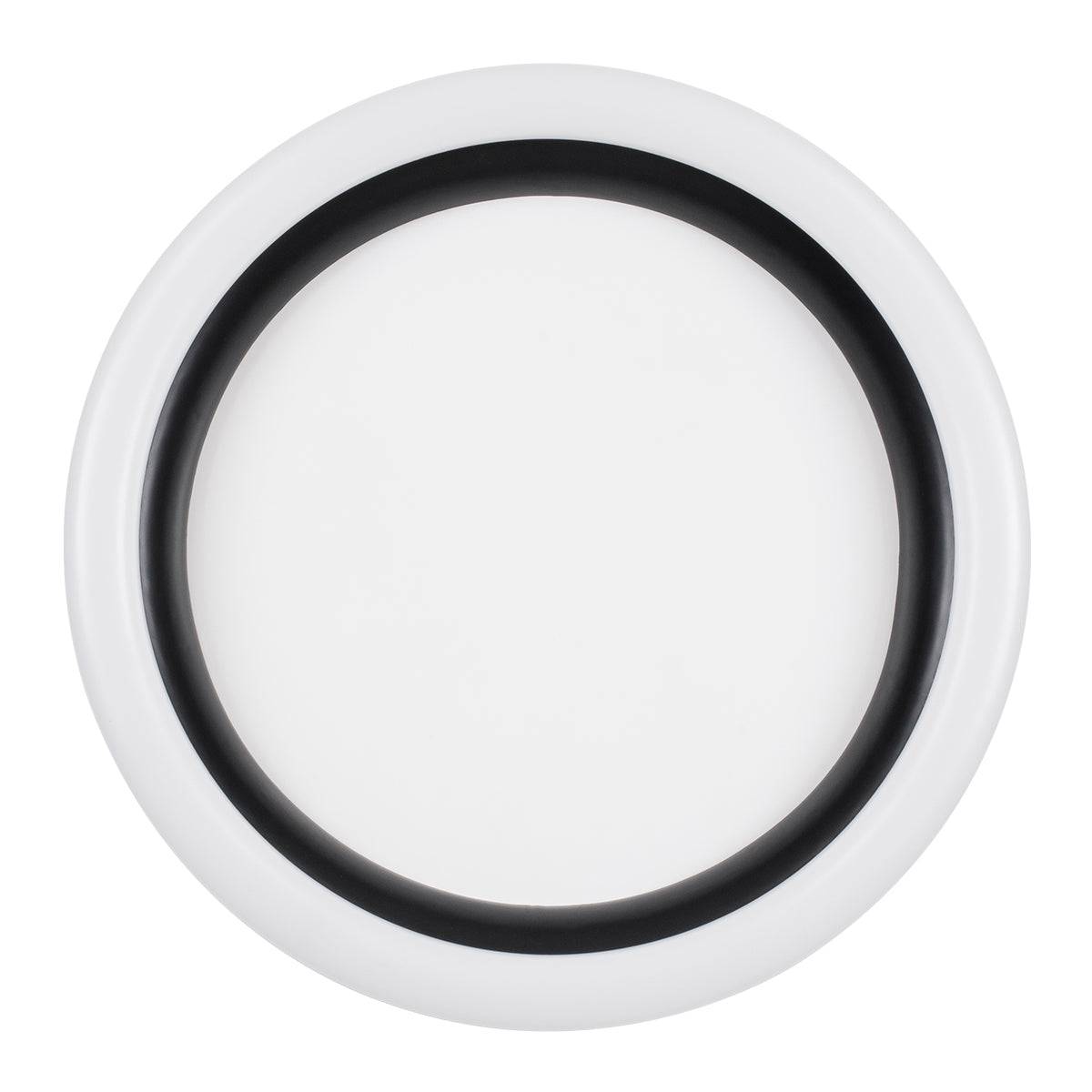 GloboStar® ARIANA 61034 Πλαφονιέρα Οροφής Κύκλος LED CCT 55W 6376lm 120° AC 220-240V - Εναλλαγή Φωτισμού μέσω Τηλεχειριστηρίου All In One Ψυχρό Λευκό 6000k+Φυσικό Λευκό 4500k+Θερμό Λευκό 2700k Dimmable Φ48cm - Μαύρο - 3 Years Warranty - ledmania.gr