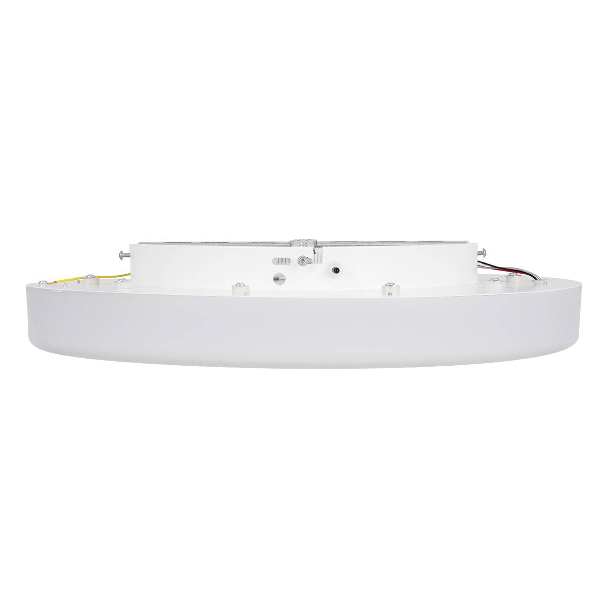 GloboStar® ARIANA 61035 Πλαφονιέρα Οροφής Κύκλος LED CCT 55W 6376lm 120° AC 220-240V - Εναλλαγή Φωτισμού μέσω Τηλεχειριστηρίου All In One Ψυχρό Λευκό 6000k+Φυσικό Λευκό 4500k+Θερμό Λευκό 2700k Dimmable Φ48cm - Λευκό - 3 Years Warranty - ledmania.gr