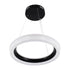 GloboStar® ARIANA 61037 Κρεμαστή Πλαφονιέρα Οροφής Κύκλος LED CCT 55W 6376lm 120° AC 220-240V - Εναλλαγή Φωτισμού μέσω Τηλεχειριστηρίου All In One Ψυχρό Λευκό 6000k+Φυσικό Λευκό 4500k+Θερμό Λευκό 2700k Dimmable Φ48cm - Μαύρο - 3 Years Warranty - ledmania.gr