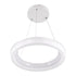 GloboStar® ARIANA 61038 Κρεμαστή Πλαφονιέρα Οροφής Κύκλος LED CCT 55W 6376lm 120° AC 220-240V - Εναλλαγή Φωτισμού μέσω Τηλεχειριστηρίου All In One Ψυχρό Λευκό 6000k+Φυσικό Λευκό 4500k+Θερμό Λευκό 2700k Dimmable Φ48cm - Λευκό - 3 Years Warranty - ledmania.gr