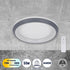 GloboStar® MELINA 61042 Πλαφονιέρα Οροφής Κύκλος LED CCT 55W 6376lm 120° AC 220-240V - Εναλλαγή Φωτισμού μέσω Τηλεχειριστηρίου All In One Ψυχρό Λευκό 6000k+Φυσικό Λευκό 4500k+Θερμό Λευκό 2700k Dimmable Φ48cm - Ανθρακί - 3 Years Warranty - ledmania.gr