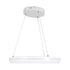 GloboStar® MELINA 61044 Κρεμαστή Πλαφονιέρα Οροφής Κύκλος LED CCT 55W 6376lm 120° AC 220-240V - Εναλλαγή Φωτισμού μέσω Τηλεχειριστηρίου All In One Ψυχρό Λευκό 6000k+Φυσικό Λευκό 4500k+Θερμό Λευκό 2700k Dimmable Φ48cm - Λευκό - 3 Years Warranty - ledmania.gr