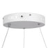 GloboStar® MELINA 61044 Κρεμαστή Πλαφονιέρα Οροφής Κύκλος LED CCT 55W 6376lm 120° AC 220-240V - Εναλλαγή Φωτισμού μέσω Τηλεχειριστηρίου All In One Ψυχρό Λευκό 6000k+Φυσικό Λευκό 4500k+Θερμό Λευκό 2700k Dimmable Φ48cm - Λευκό - 3 Years Warranty - ledmania.gr