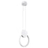 GloboStar® CYCLOS 61074 Κρεμαστό Φωτιστικό Οροφής Design LED CCT 9W 1080lm 300° AC 220-240V - Εναλλαγή Φωτισμού μέσω Διακόπτη On/Off All In One Ψυχρό 6000k+Φυσικό 4500k+Θερμό 2700k Μ21 x Π2.3 x Υ26.5cm - Λευκό - ledmania.gr