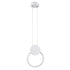 GloboStar® CYCLOS 61074 Κρεμαστό Φωτιστικό Οροφής Design LED CCT 9W 1080lm 300° AC 220-240V - Εναλλαγή Φωτισμού μέσω Διακόπτη On/Off All In One Ψυχρό 6000k+Φυσικό 4500k+Θερμό 2700k Μ21 x Π2.3 x Υ26.5cm - Λευκό - ledmania.gr