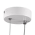 GloboStar® CYCLOS 61074 Κρεμαστό Φωτιστικό Οροφής Design LED CCT 9W 1080lm 300° AC 220-240V - Εναλλαγή Φωτισμού μέσω Διακόπτη On/Off All In One Ψυχρό 6000k+Φυσικό 4500k+Θερμό 2700k Μ21 x Π2.3 x Υ26.5cm - Λευκό - ledmania.gr
