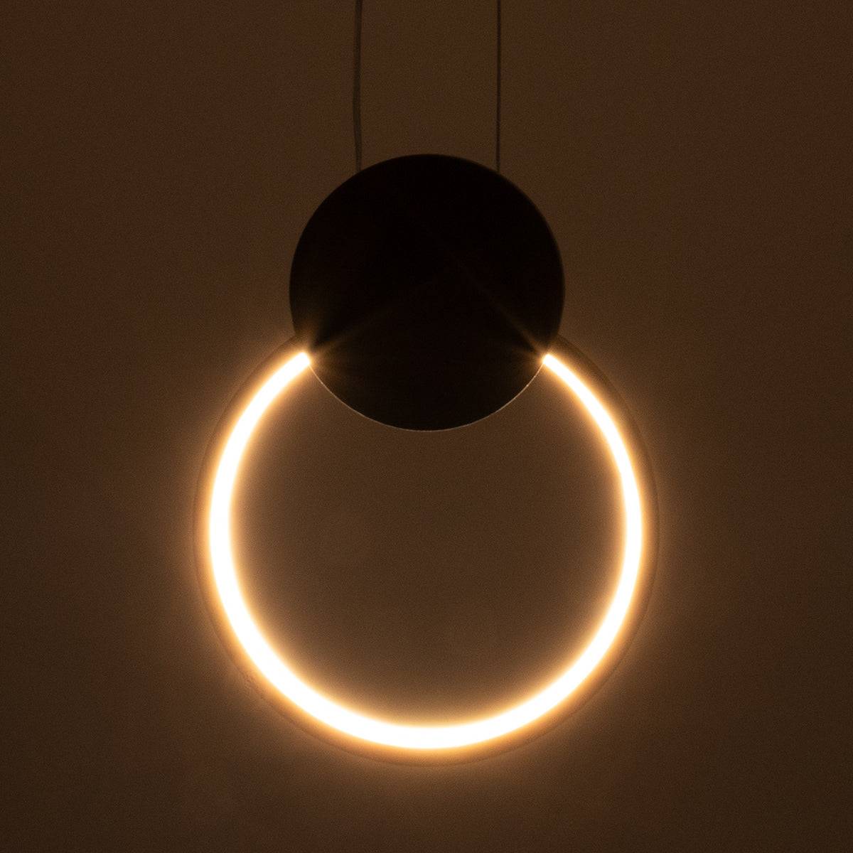 GloboStar® CYCLOS 61074 Κρεμαστό Φωτιστικό Οροφής Design LED CCT 9W 1080lm 300° AC 220-240V - Εναλλαγή Φωτισμού μέσω Διακόπτη On/Off All In One Ψυχρό 6000k+Φυσικό 4500k+Θερμό 2700k Μ21 x Π2.3 x Υ26.5cm - Λευκό - ledmania.gr