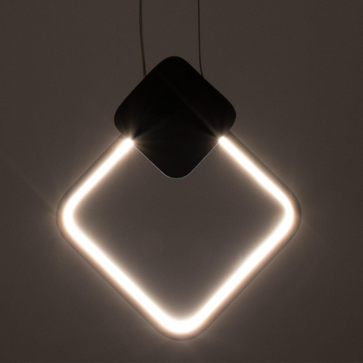 MARY 61084 Κρεμαστό Φωτιστικό Οροφής Design LED CCT 12W 1440lm 300° AC 220-240V - Εναλλαγή Φωτισμού μέσω Διακόπτη On/Off All In One Ψυχρό 6000k+Φυσικό 4500k+Θερμό 2700k  Χρυσό Βούρτσας - ledmania.gr