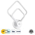 GloboStar® ANNA 61086 Φωτιστικό Τοίχου - Απλίκα Design LED CCT 15W 1800lm 300° AC 220-240V - Εναλλαγή Φωτισμού μέσω Διακόπτη On/Off All In One Ψυχρό 6000k+Φυσικό 4500k+Θερμό 2700k Μ25 x Π8 x Υ30cm - Λευκό - ledmania.gr