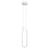 GloboStar® ILDI 61089 Κρεμαστό Φωτιστικό Οροφής Design LED CCT 12W 1440lm 300° AC 220-240V - Εναλλαγή Φωτισμού μέσω Διακόπτη On/Off All In One Ψυχρό 6000k+Φυσικό 4500k+Θερμό 2700k Μ10 x Π2.3 x Υ38cm - Λευκό - ledmania.gr