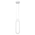 GloboStar® ILDI 61089 Κρεμαστό Φωτιστικό Οροφής Design LED CCT 12W 1440lm 300° AC 220-240V - Εναλλαγή Φωτισμού μέσω Διακόπτη On/Off All In One Ψυχρό 6000k+Φυσικό 4500k+Θερμό 2700k Μ10 x Π2.3 x Υ38cm - Λευκό - ledmania.gr