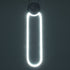GloboStar® ILDI 61089 Κρεμαστό Φωτιστικό Οροφής Design LED CCT 12W 1440lm 300° AC 220-240V - Εναλλαγή Φωτισμού μέσω Διακόπτη On/Off All In One Ψυχρό 6000k+Φυσικό 4500k+Θερμό 2700k Μ10 x Π2.3 x Υ38cm - Λευκό - ledmania.gr