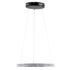 GloboStar® DIAMOND 61128 Κρεμαστό Φωτιστικό Δαχτυλίδι-Κύκλος LED CCT 30W 3513lm 360° AC 220-240V - Εναλλαγή Φωτισμού μέσω Τηλεχειριστηρίου All In One Ψυχρό 6000k+Φυσικό 4500k+Θερμό 2700k Dimmable Φ40cm - Μαύρο - 3 Years Warranty - ledmania.gr
