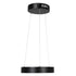 GloboStar® NEMESIS 61152 Κρεμαστό Φωτιστικό Δαχτυλίδι-Κύκλος LED CCT 20W 2356lm 360° AC 220-240V - Εναλλαγή Φωτισμού μέσω Τηλεχειριστηρίου All In One Ψυχρό 6000k+Φυσικό 4500k+Θερμό 2700k Dimmable Φ25cm - Μαύρο - 3 Years Warranty - ledmania.gr
