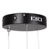 GloboStar® NEMESIS 61152 Κρεμαστό Φωτιστικό Δαχτυλίδι-Κύκλος LED CCT 20W 2356lm 360° AC 220-240V - Εναλλαγή Φωτισμού μέσω Τηλεχειριστηρίου All In One Ψυχρό 6000k+Φυσικό 4500k+Θερμό 2700k Dimmable Φ25cm - Μαύρο - 3 Years Warranty - ledmania.gr