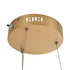 GloboStar® NEMESIS 61154 Κρεμαστό Φωτιστικό Δαχτυλίδι-Κύκλος LED CCT 20W 2356lm 360° AC 220-240V - Εναλλαγή Φωτισμού μέσω Τηλεχειριστηρίου All In One Ψυχρό 6000k+Φυσικό 4500k+Θερμό 2700k Dimmable Φ25cm - Χρυσό Βούρτσας - ledmania.gr