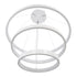 GloboStar® NEMESIS TRIO 61171 Κρεμαστό Φωτιστικό Δαχτυλίδι-Κύκλος LED CCT 120W 14723lm 360° AC 220-240V - Εναλλαγή Φωτισμού μέσω Τηλεχειριστηρίου All In One Ψυχρό 6000k+Φυσικό 4500k+Θερμό 2700k Dimmable Φ40+60+80cm - Λευκό - ledmania.gr