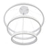 GloboStar® NEMESIS TRIO 61171-DECO Κρεμαστό Φωτιστικό Δαχτυλίδι-Κύκλος LED CCT 120W 14723lm 360° AC 220-240V - Εναλλαγή Φωτισμού μέσω Τηλεχειριστηρίου All In One Ψυχρό 6000k+Φυσικό 4500k+Θερμό 2700k Dimmable Φ40+60+80cm - Λευκό - 3 Years Warranty - ledmania.gr