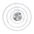 GloboStar® NEMESIS TRIO 61171-DECO Κρεμαστό Φωτιστικό Δαχτυλίδι-Κύκλος LED CCT 120W 14723lm 360° AC 220-240V - Εναλλαγή Φωτισμού μέσω Τηλεχειριστηρίου All In One Ψυχρό 6000k+Φυσικό 4500k+Θερμό 2700k Dimmable Φ40+60+80cm - Λευκό - 3 Years Warranty - ledmania.gr