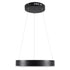 GloboStar® VENOM 61173 Κρεμαστό Φωτιστικό Δαχτυλίδι-Κύκλος LED CCT 30W 3513lm 120° AC 220-240V - Εναλλαγή Φωτισμού μέσω Τηλεχειριστηρίου All In One Ψυχρό 6000K+Φυσικό 4500K+Θερμό 2700K Dimmable Φ40cm - Μαύρο - 3 Years Warranty - ledmania.gr