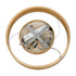 GloboStar® VENOM 61175 Κρεμαστό Φωτιστικό Δαχτυλίδι-Κύκλος LED CCT 30W 3513lm 120° AC 220-240V - Εναλλαγή Φωτισμού μέσω Τηλεχειριστηρίου All In One Ψυχρό 6000K+Φυσικό 4500K+Θερμό 2700K Dimmable Φ40cm - Χρυσό Βούρτσας - 3 Years Warranty - ledmania.gr