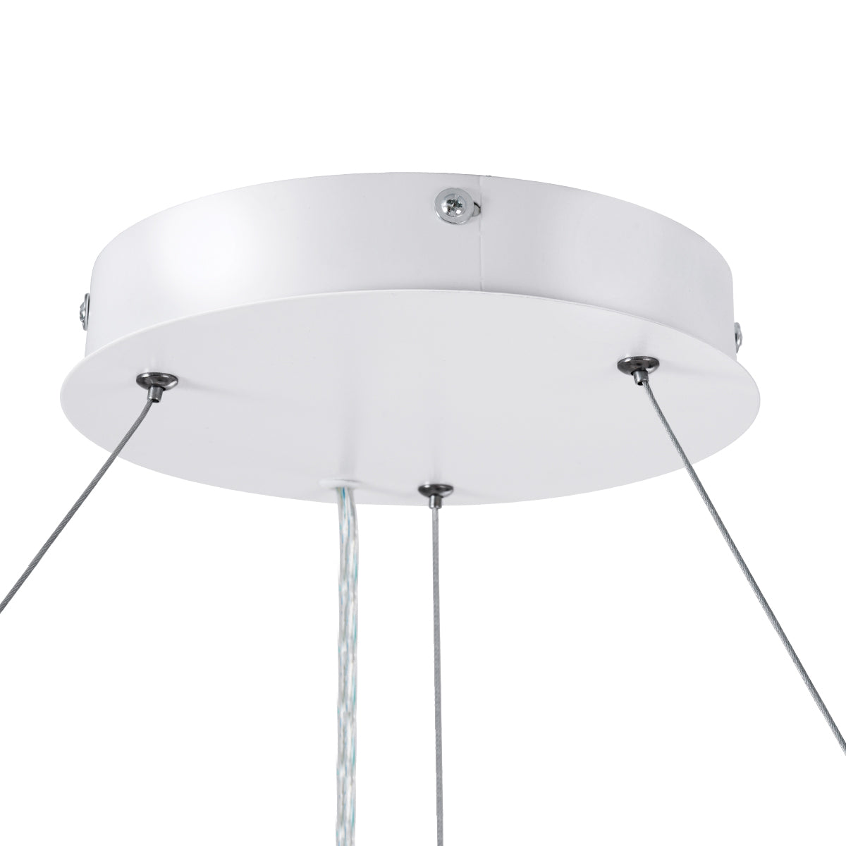 GloboStar® RA 61195 Κρεμαστό Φωτιστικό Δαχτυλίδι-Κύκλος LED CCT 67W 7370lm 120° AC 220-240V - Εναλλαγή Φωτισμού μέσω Τηλεχειριστηρίου All In One Ψυχρό 6000k+Φυσικό 4500k+Θερμό 2700k Dimmable Φ60cm - Λευκό- 3 Years Warranty - ledmania.gr