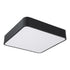 GloboStar® KAMALA 61206-P Κρεμαστή Πλαφονιέρα Οροφής LED CCT 67W 7370lm 120° AC 220-240V - Εναλλαγή Φωτισμού μέσω Τηλεχειριστηρίου All In One Ψυχρό 6000k+Φυσικό 4500k+Θερμό 2700k Dimmable Μ40 x Π40 x Υ8cm- Μαύρο - 3 Years Warranty - ledmania.gr