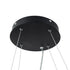 GloboStar® KAMALA 61206-P Κρεμαστή Πλαφονιέρα Οροφής LED CCT 67W 7370lm 120° AC 220-240V - Εναλλαγή Φωτισμού μέσω Τηλεχειριστηρίου All In One Ψυχρό 6000k+Φυσικό 4500k+Θερμό 2700k Dimmable Μ40 x Π40 x Υ8cm- Μαύρο - 3 Years Warranty - ledmania.gr