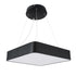 GloboStar® KAMALA 61206-S Πλαφονιέρα Οροφής LED CCT 67W 7370lm 120° AC 220-240V - Εναλλαγή Φωτισμού μέσω Τηλεχειριστηρίου All In One Ψυχρό 6000k+Φυσικό 4500k+Θερμό 2700k Dimmable Μ40 x Π40 x Υ8cm- Μαύρο - 3 Years Warranty - ledmania.gr