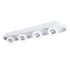 GloboStar® NESPO 61215 Φωτιστικό Οροφής Linear Design LED CCT με Κινούμενα Σποτ LED Spot Downlight 48W 5376lm 360° & 45° AC 220-240V - Εναλλαγή Φωτισμού μέσω Διακόπτη On/Off All In One Ψυχρό 6000k+Φυσικό 4500k+Θερμό 2700k Μ80 x Π13 x Υ6.5cm - Λευκό - ledmania.gr