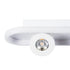 GloboStar® NESPO 61215 Φωτιστικό Οροφής Linear Design LED CCT με Κινούμενα Σποτ LED Spot Downlight 48W 5376lm 360° & 45° AC 220-240V - Εναλλαγή Φωτισμού μέσω Διακόπτη On/Off All In One Ψυχρό 6000k+Φυσικό 4500k+Θερμό 2700k Μ80 x Π13 x Υ6.5cm - Λευκό - ledmania.gr