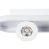 GloboStar® NESPO 61215 Φωτιστικό Οροφής Linear Design LED CCT με Κινούμενα Σποτ LED Spot Downlight 48W 5376lm 360° & 45° AC 220-240V - Εναλλαγή Φωτισμού μέσω Διακόπτη On/Off All In One Ψυχρό 6000k+Φυσικό 4500k+Θερμό 2700k Μ80 x Π13 x Υ6.5cm - Λευκό - ledmania.gr
