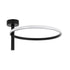 GloboStar® VERONA 61220 Φωτιστικό Οροφής Δαχτυλίδι-Κύκλος LED CCT 24W 2688lm 360° AC 220-240V - Εναλλαγή Φωτισμού μέσω Διακόπτη On/Off All In One Ψυχρό 6000k+Φυσικό 4500k+Θερμό 2700k Φ40 x Υ23cm - Μαύρο - 3 Χρόνια Εγγύηση - ledmania.gr