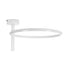 GloboStar® VERONA 61221 Φωτιστικό Οροφής Δαχτυλίδι-Κύκλος LED CCT 24W 2688lm 360° AC 220-240V - Εναλλαγή Φωτισμού μέσω Διακόπτη On/Off All In One Ψυχρό 6000k+Φυσικό 4500k+Θερμό 2700k Φ40 x Υ23cm - Λευκό - 3 Χρόνια Εγγύηση - ledmania.gr