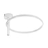 GloboStar® VERONA 61221 Φωτιστικό Οροφής Δαχτυλίδι-Κύκλος LED CCT 24W 2688lm 360° AC 220-240V - Εναλλαγή Φωτισμού μέσω Διακόπτη On/Off All In One Ψυχρό 6000k+Φυσικό 4500k+Θερμό 2700k Φ40 x Υ23cm - Λευκό - 3 Χρόνια Εγγύηση - ledmania.gr