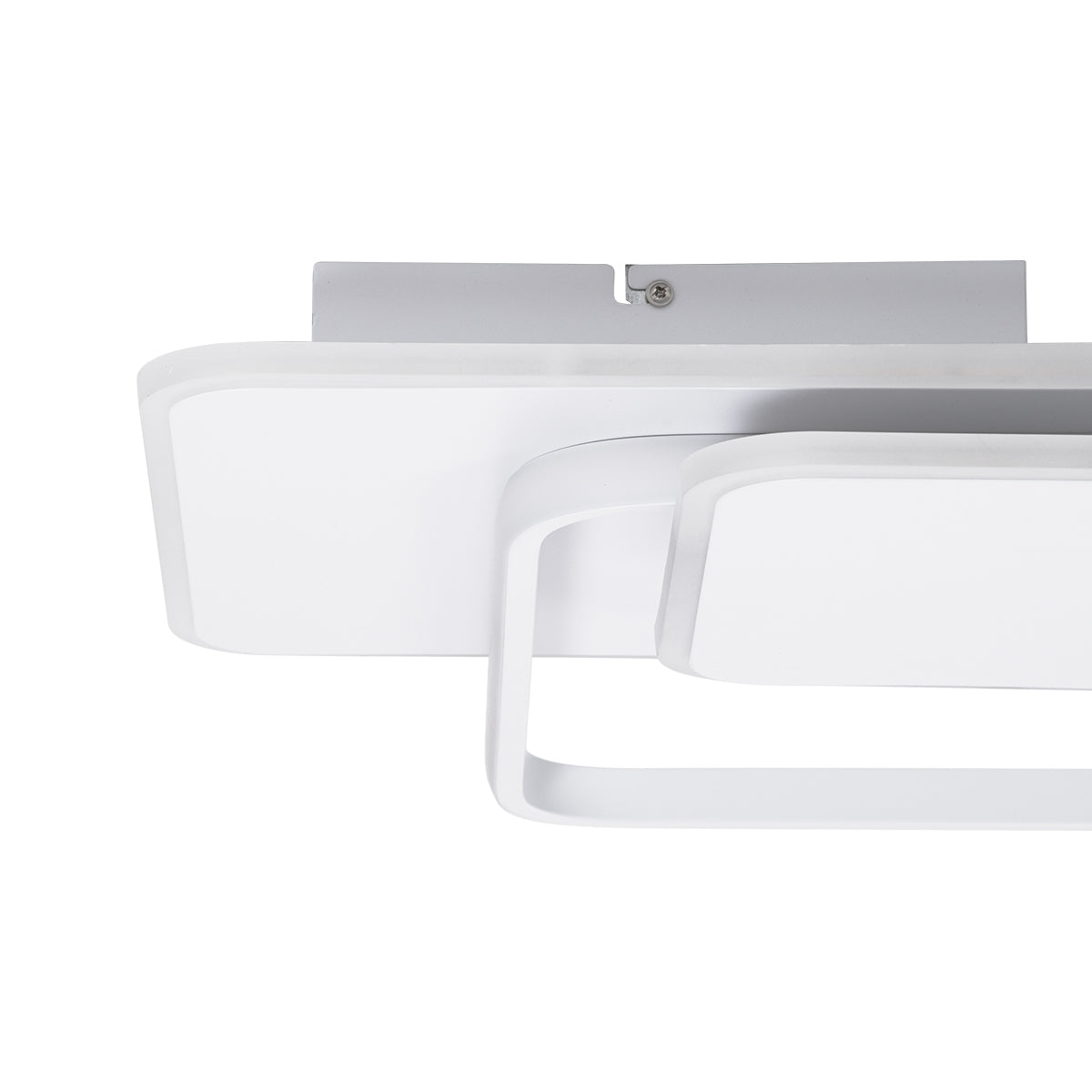 GloboStar® SQUARO 61232 Φωτιστικό Οροφής Δαχτυλίδι-Κύκλος LED CCT 75W 8400lm 360° AC 220-240V - Εναλλαγή Φωτισμού μέσω Τηλεχειριστηρίου All In One Ψυχρό 6000k+Φυσικό 4500k+Θερμό 2700k Dimmable Μ48.5 x Π51 x Υ9cm - Λευκό - 3 Years Warranty - ledmania.gr