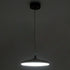 GloboStar® BARON 61251 Κρεμαστή Πλαφονιέρα Οροφής LED CCT 12W 1440lm 120° AC 220-240V - Εναλλαγή Φωτισμού μέσω Διακόπτη On/Off All In One Ψυχρό 6000k+Φυσικό 4500k+Θερμό 2700k Φ25 x Υ8cm - Μαύρο - 3 Years Warranty - ledmania.gr